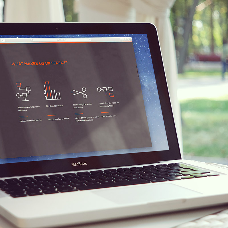 Deciphex Landing page