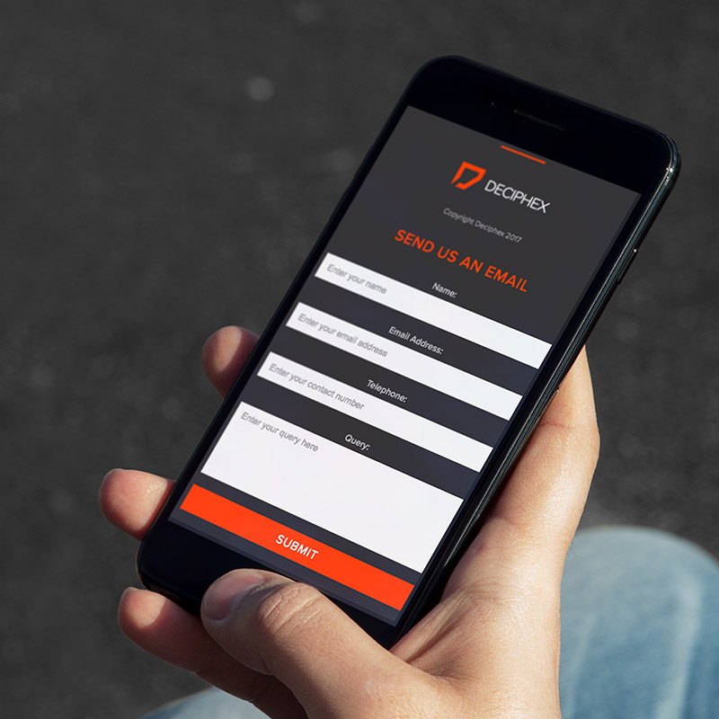 Deciphex Landing Page Responsive