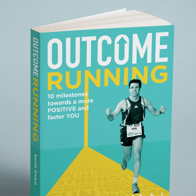 Outcome Running Book Cover Design