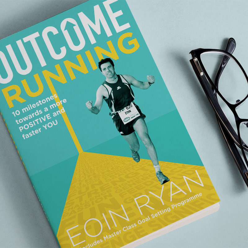 Outcome Running Book Cover Design