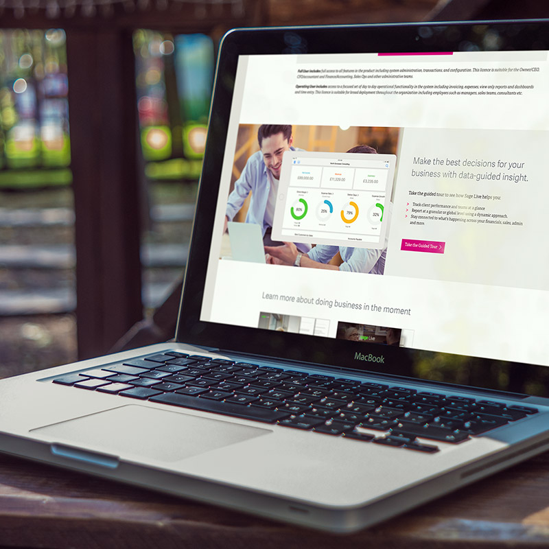 Sage Live Landing Page