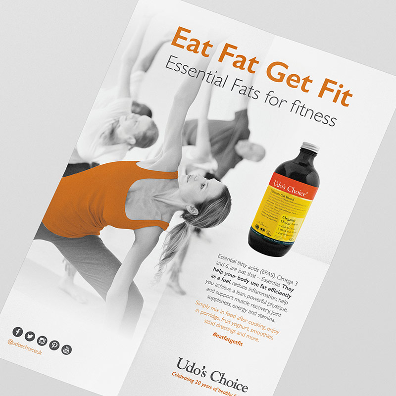 Udo's Choice - Udo's Oil Fitness Poster